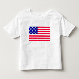 米国国旗の幼児Tシャツウェア トドラーTシャツ