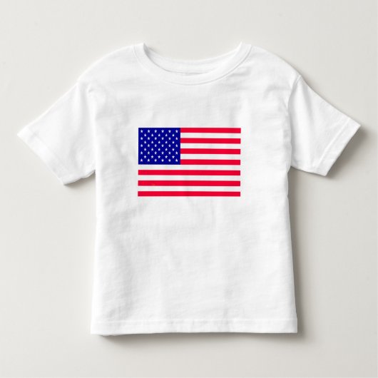 米国国旗の幼児Tシャツウェア トドラーTシャツ (正面)