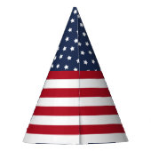 米国国旗の愛国心の強さ7月4日 パーティーハット (裏面)