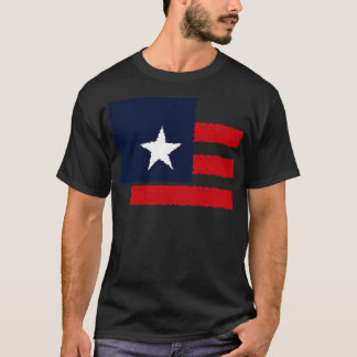 米国国旗の愛国心の強さ7月4日 Tシャツ