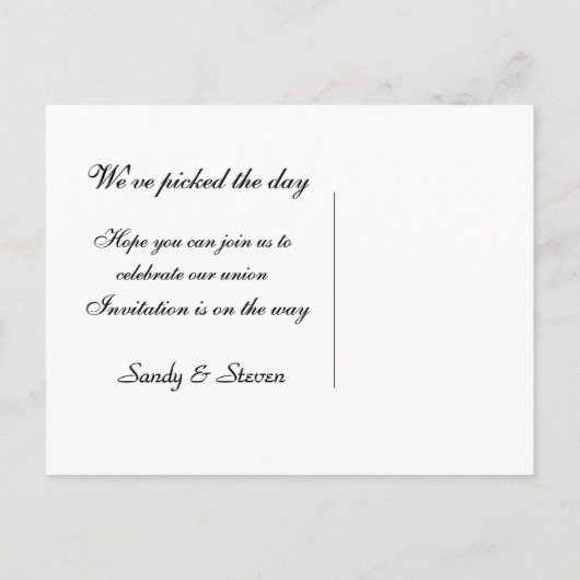 米国国旗の愛国心の日付ポストカードの保存 案内ポストカード (裏面)