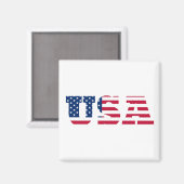 米国国旗の愛国心 マグネット (正面/裏面)
