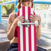 米国国旗の愛国的なアメリカの星とストライプクール スケートボード