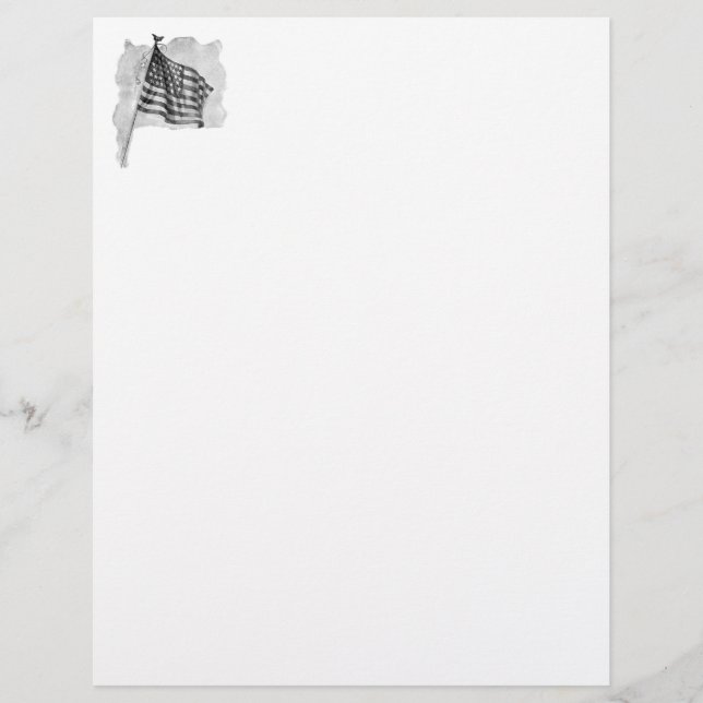 米国国旗の愛国的なヴィンテージ芸術 (正面)