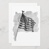 米国国旗の愛国的なヴィンテージ芸術 (正面/裏面)