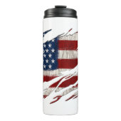 米国国旗の愛国的な熱タンブラー タンブラー (正面)