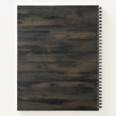 米国国旗の愛国的な葬儀フォトメモリアルGuestBook ノートブック (裏面)