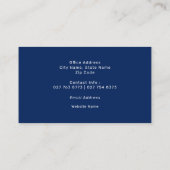 米国国旗の愛国的選挙キャンペーンの名刺 名刺 (裏面)