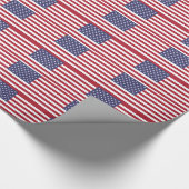 米国国旗の折り返し紙 ラッピングペーパー (角)