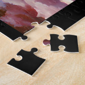 米国国旗の抽象芸術デジタルアート ジグソーパズル (側面)