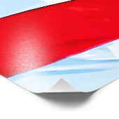 米国国旗の抽象芸術印象主義 フォトプリント            (角)