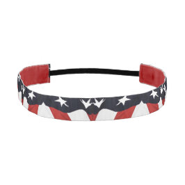 米国国旗の抽象芸術 アスレチックヘッドバンド