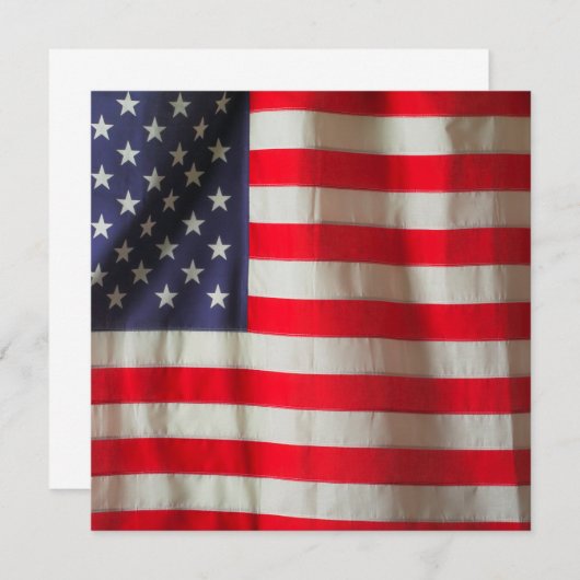 米国国旗の招待状 招待状 (正面/裏面)