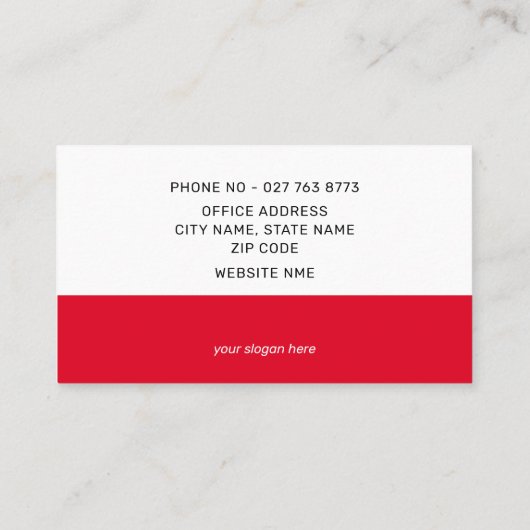 米国国旗の政治キャンペーエレガントンの名刺 名刺 (裏面)