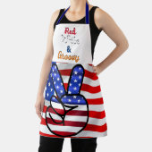 米国国旗の料理エプロン エプロン (インサイチュ)