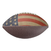 米国国旗の星たちストライプ愛国的なパターンコーチ アメリカンフットボール (回転270)