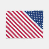 米国国旗の星とストライプベビーフリースブランケット フリースブランケット (正面(横))