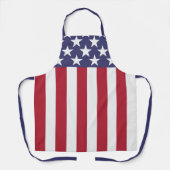 米国国旗の星とストライプ エプロン (正面)