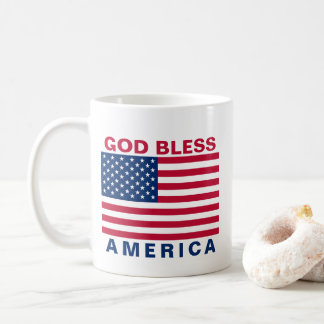 米国国旗の星とストライプ コーヒーマグカップ