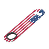 米国国旗の星とストライプ スピード栓抜き (裏面アングル)