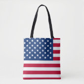 米国国旗の星とストライプ トートバッグ (正面)