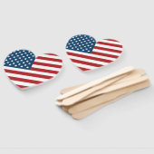 米国国旗の星とストライプ ハンドファン (組立なし)