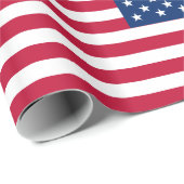 米国国旗の星とストライプ ラッピングペーパー (ロールコーナー)