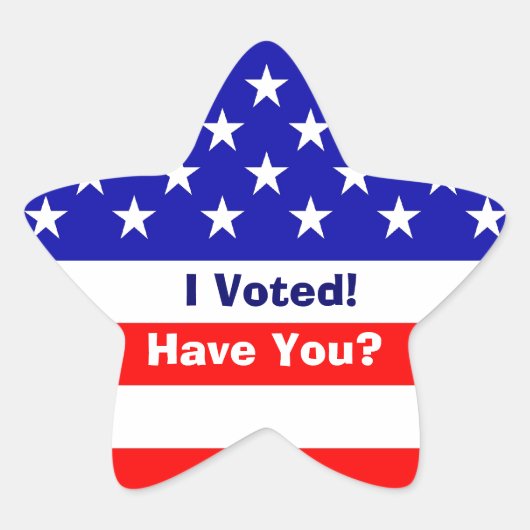 米国国旗の星のシール 星シール (正面)