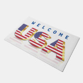 米国国旗の書式 – ようこそ ドアマット (アングル)