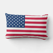 米国国旗の枕 ランバークッション (裏面)