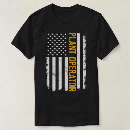 米国国旗の植物運航者、植物運航者 Tシャツ (デザイン正面)