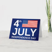 米国国旗の独立記念日カード7月4日愛国心 カード (正面)