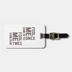 米国国旗の白黒ヴィンテージレトロ ラゲッジタグ