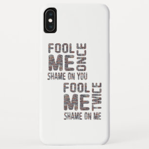 米国国旗の白黒ヴィンテージレトロ iPhone XS MAXケース