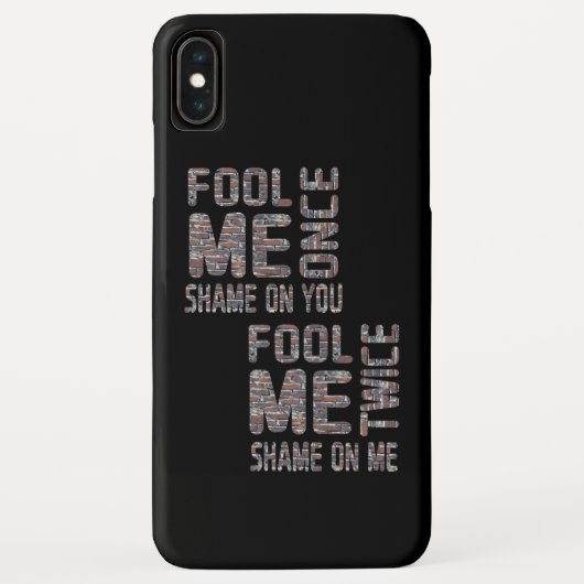 米国国旗の白黒ヴィンテージレトロ Case-Mate iPhoneケース (裏面)