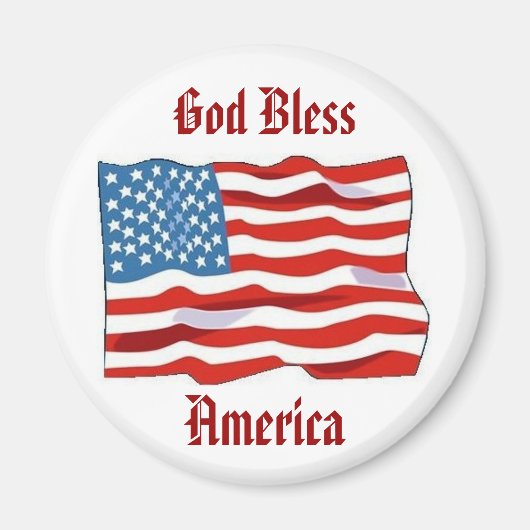 米国国旗の磁石 マグネット (正面)