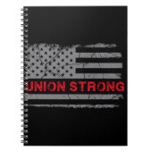 米国国旗の組合の強さ ノートブック (正面)