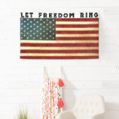 米国国旗の自由 横断幕 (インサイチュ)