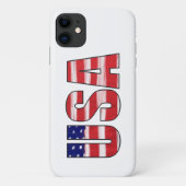 米国国旗の色 Case-Mate iPhoneケース (裏面)