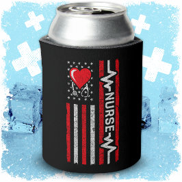 米国国旗の英雄の生活のナース評価 缶クーラー