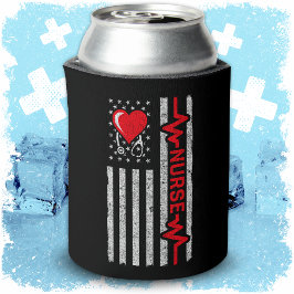 米国国旗の英雄の生活のナース評価 缶クーラー