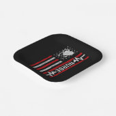 米国国旗の英雄ハートナース評価 ペーパープレート (傾斜あり)