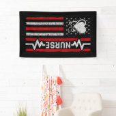 米国国旗の英雄ハートナース評価 横断幕 (インサイチュ)