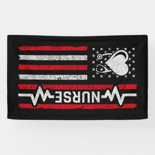 米国国旗の英雄ハートナース評価 横断幕 (横)