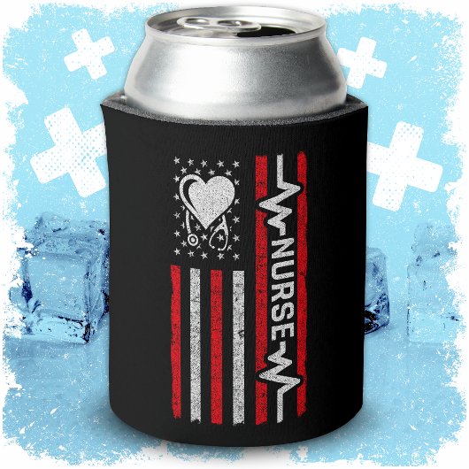 米国国旗の英雄ハートナース評価 缶クーラー