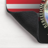 米国国旗の茶のパーティーの反乱移住者へのマウスパッド マウスパッド (コーナー)