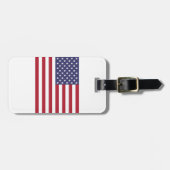 米国国旗の荷物タグ ラゲッジタグ (正面横)