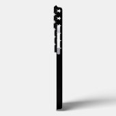 米国国旗の薄い青い線の記号オン Case-Mate iPhoneケース (裏面 / 左)