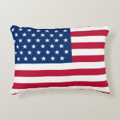 米国国旗の装飾用クッション アクセントクッション (正面)