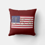 米国国旗の装飾用クッション クッション (裏面)